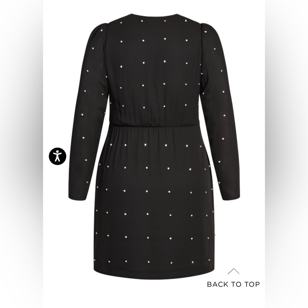 City Chic — Out All Night Dress — M/18 - Picture 4 of 7